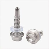 自攻340钉尾1螺丝不锈钢彩钢瓦燕5M.螺钉.68M.钻M5钻尾自4外六角