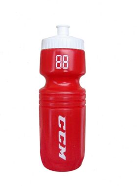 水壶吸管运动CC加长M水杯冰球冰球水杯轮滑加长地管陆红色球冰球