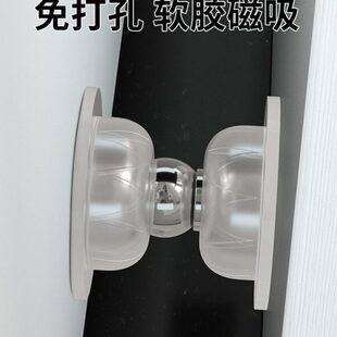 家用碰防撞强磁金属软胶门挡短款静音门墙吸新款门阻器免打孔门吸