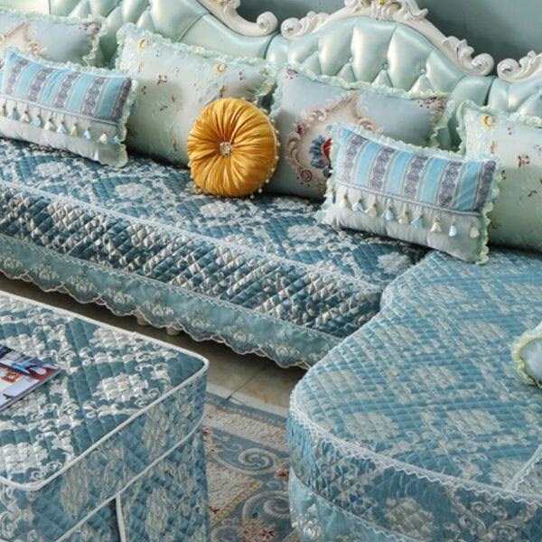 欧式沙发套罩 全包四季通用定做U型坐垫套全盖贵妃夏季沙发垫包邮