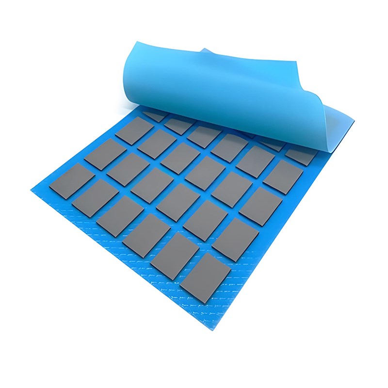 高导热高压缩超软导热硅胶片QF-185纳米氮化铝18.5W显卡显存散热