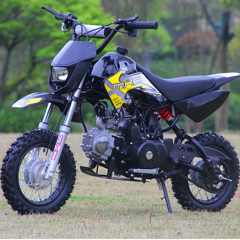 儿童燃油两轮越野125c山地机车成人迷你小型汽油中高赛竞技摩托车