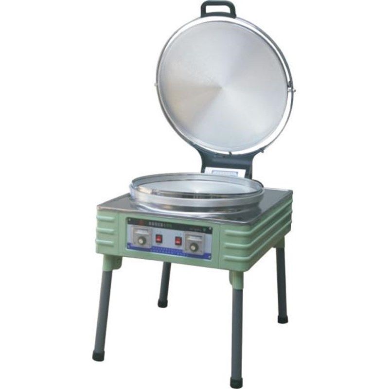 自动加温恒温煎饼机不锈钢双温双表电饼铛烙饼机馅饼机商用