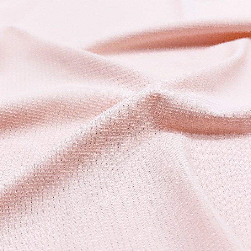 锦纶冰丝网眼布凉感速干高弹尼龙透气网布针织运动防晒瑜伽服面料