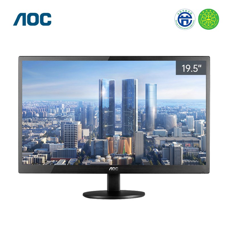 AOC E2070SWN 19.5英寸不闪屏节能认证VGA监控办公液晶电脑显示器