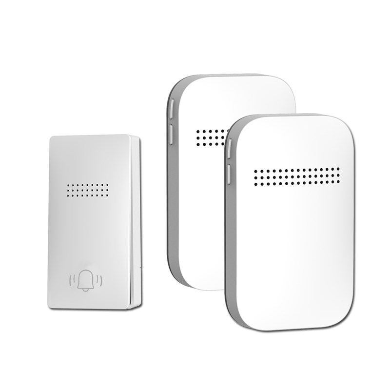 自发电无线门铃家用远距离控制无线叮咚门铃一拖二儿童老人呼叫器