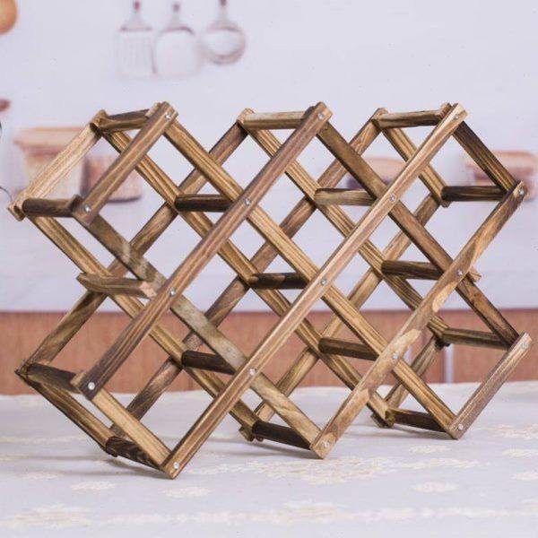 实木红酒架现代简约杯架菱形葡萄酒架多功能折叠多瓶松木酒架摆放,收纳整理,红酒架,淘宝优惠券,粉丝福利购,淘宝优惠卷