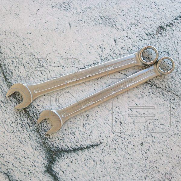 德国霍夫曼HOLEX两用扳手 梅开扳手 带椭圆形手柄 镀铬 公制