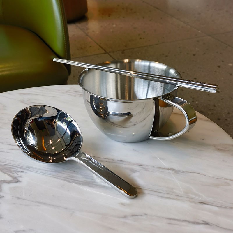 18/10不锈钢大肚杯早餐v燕麦牛奶杯吃饭碗打蛋碗量杯带手柄多用碗