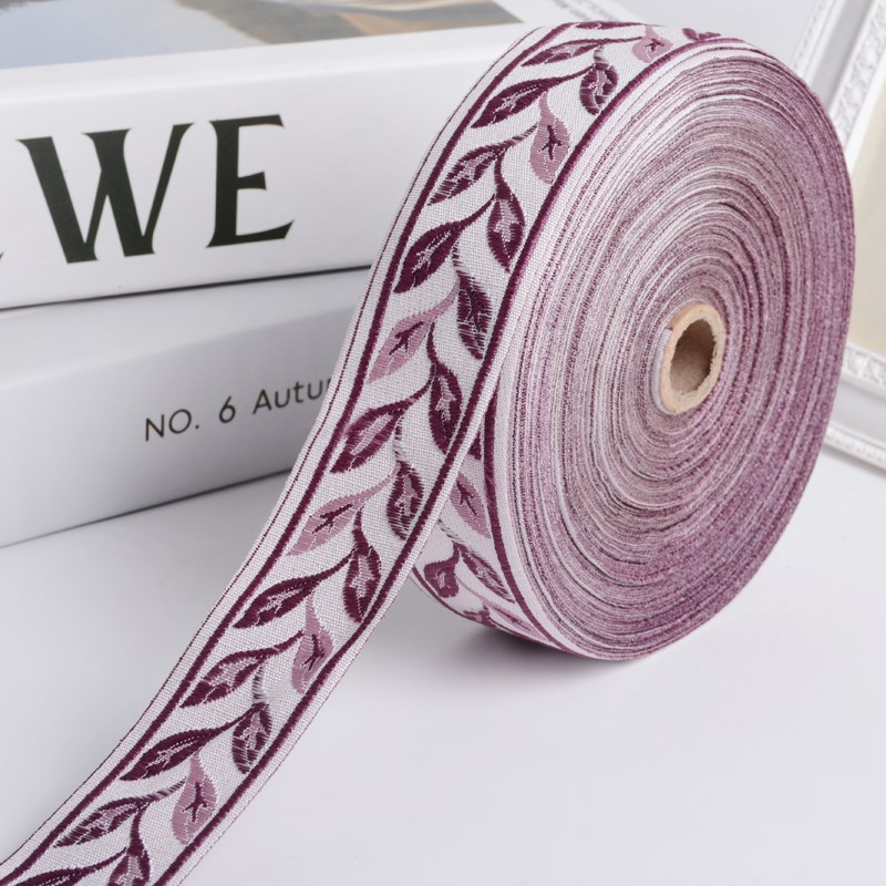 窗帘花边宽3.5cm提花桌布拼接抱枕辅料沙发 靠垫Q抱枕床品装饰4R3