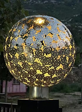 不锈钢雕塑定制大型户外u景观金属铁艺雕塑摆件抽象艺术装饰品