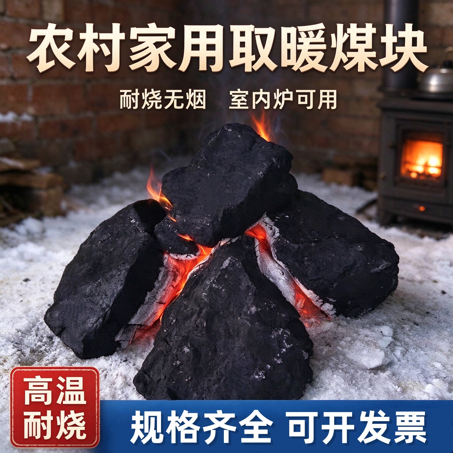 无烟煤焦炭家用取暖耐烧厂家直销