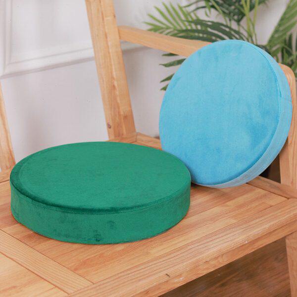 天鹅绒藤椅坐垫圆形坐垫圆垫子屁垫海绵垫蒲团垫冬季丝绒座椅垫子