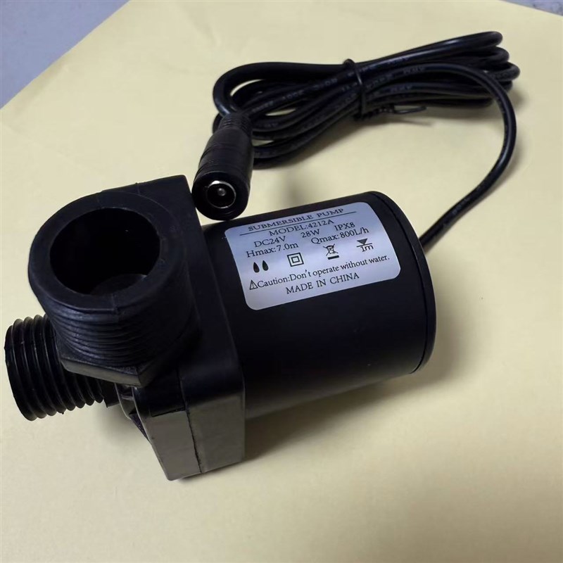 12V24V直流无刷潜水泵头疗机A抽水泵洗澡增压泵洗头床高扬程耐高