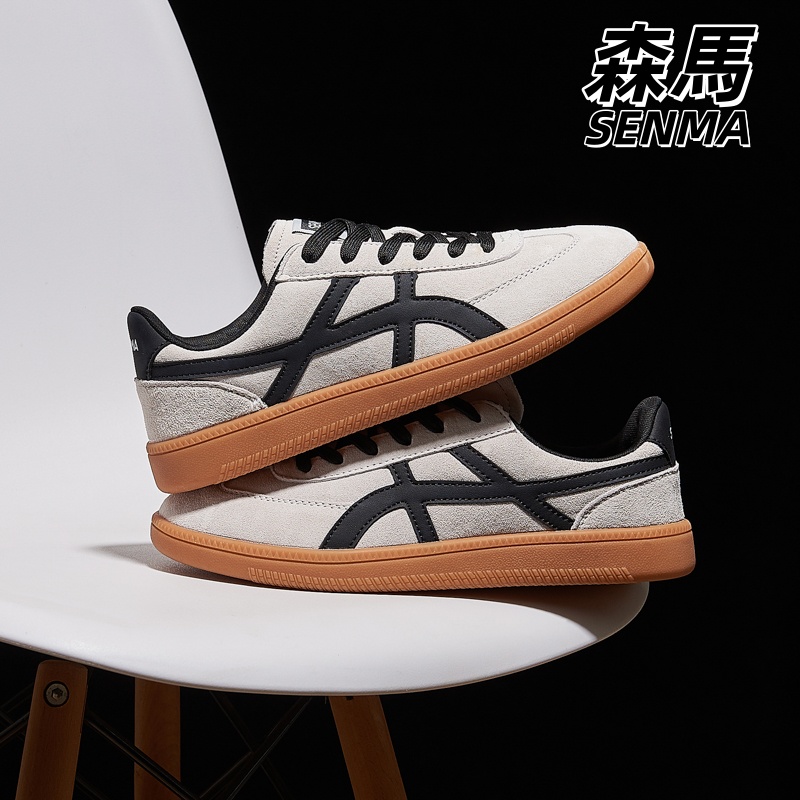 森马复古休闲德训鞋低帮休闲鞋