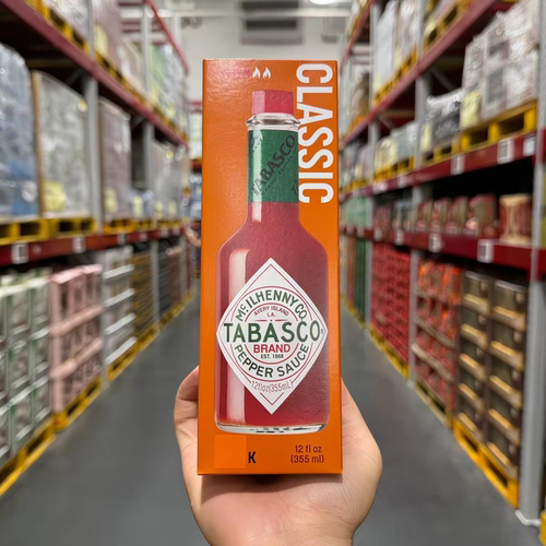 山姆超市进口0添加TABASCO红辣椒汁辣椒酱西餐厅牛排意面调味酱