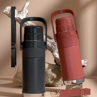 御玺带4男女水壶水杯高档不锈钢便携30子保温杯漏网茶杯大容量