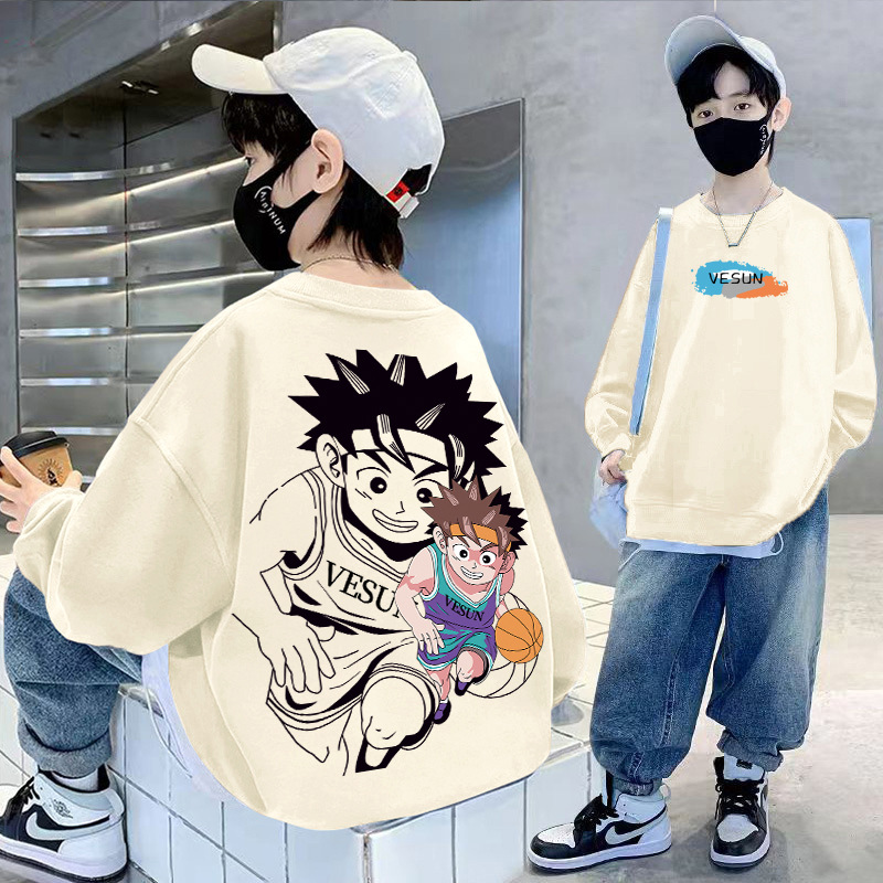 男童加绒卫衣秋冬新款