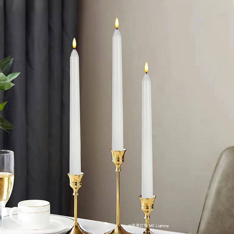 遥控充电长杆蜡烛灯氛围小夜灯生日场景装饰餐厅浪漫表白婚礼摆件