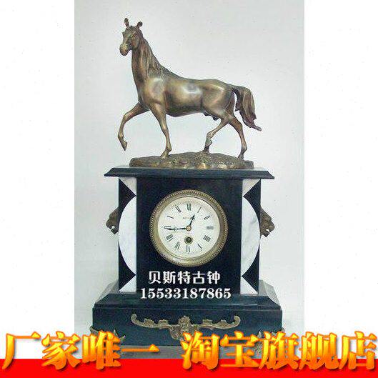 钟表|老式上弦机械座钟|铜理石台钟|欧式古典钟表|家居软装钟表