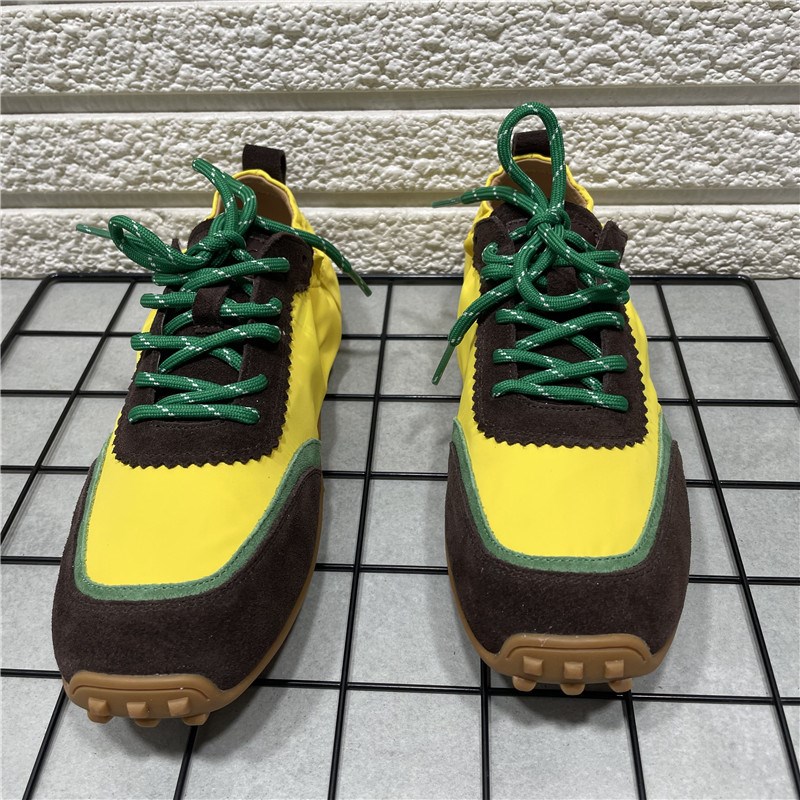 断码处理真皮芭蕾风德训鞋女轻便防滑软底小众覆古休闲 运动