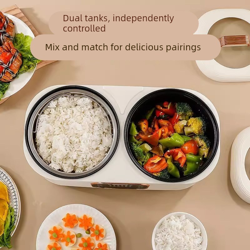 德国双胆电饭煲全自动多功能一体电饭锅鸳鸯火锅蒸煮智能预约保温