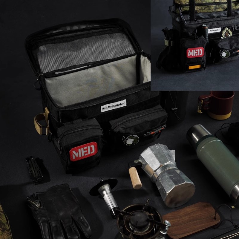 摩托车巡航通用幼兽cc110边包尾包收纳包多功能战术收纳改装边包