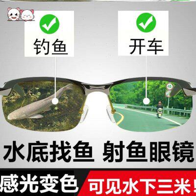 钓鱼望远镜看漂专用眼镜可见水下三米看河底里的鱼夜钓看漂看水底