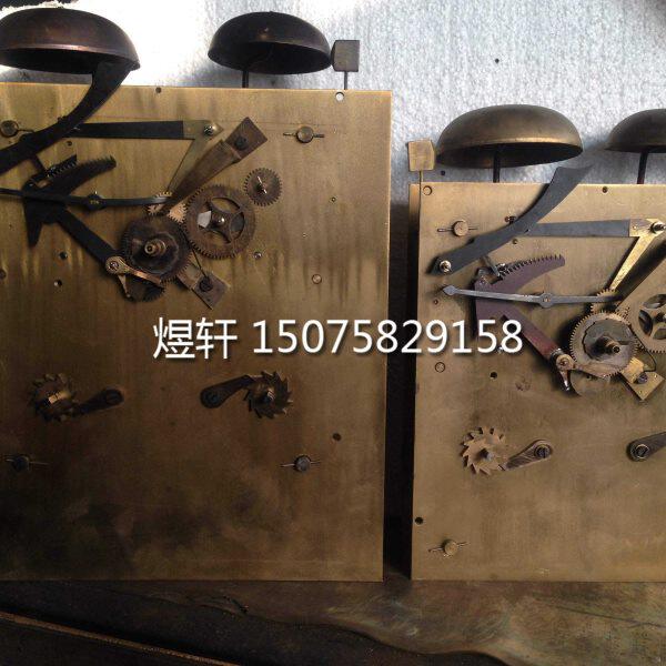 特号南京钟苏钟插屏钟机芯|双铃全铜上链机械钟表机芯|老式国产