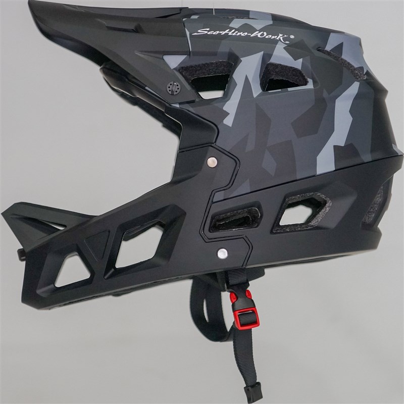 天蝎山地车自行车头盔越野全盔超轻一体成型防摔骑行男女机车速降