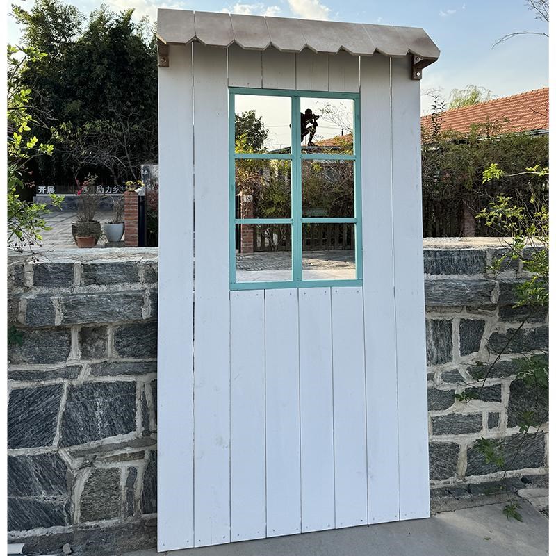 防腐木屏风挂饰背景板院墙户外庭院花园阳台装饰大木板背景墙花架