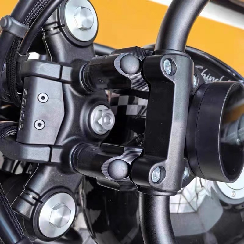 适用奔达金吉拉250/350/500车把改装加高后移码摩托手把龙头增高