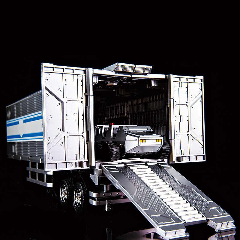 变形玩具汽车金刚擎天之柱带车厢合金版儿童机器人模型集装箱车箱