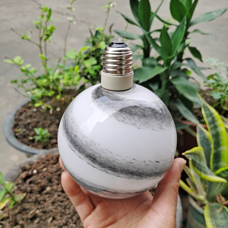 E27螺丝灯泡创意艺术星球玻璃罩球灯泡Led气氛装饰个性化DIY灯泡