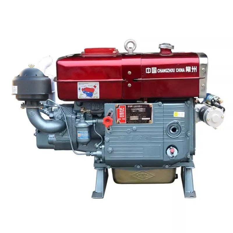 常州柴油机单缸水冷12/15/18全马力小型船用拖拉机农用发动机电动