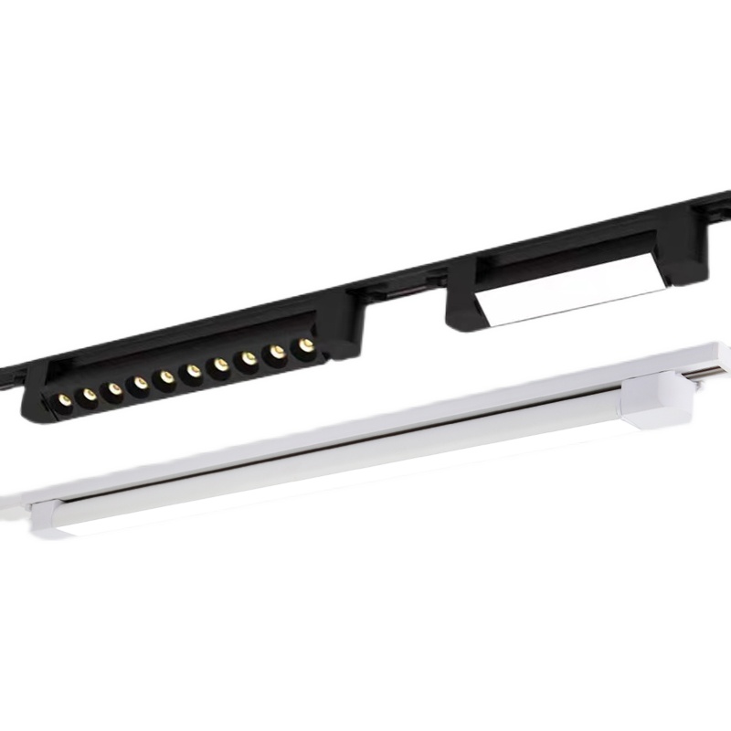 长条轨道灯led散光直播间补光商用服装店铺超市导轨式条形可调节