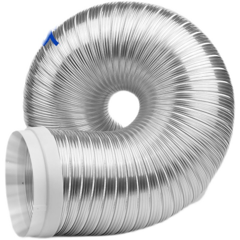 油烟机排烟管厨房通风管道排风管加厚排气管纯铝烟囱管软管子配件