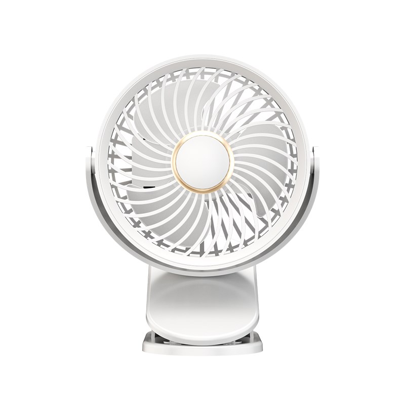 2024新款小风扇夹式静音床上充电办公室小型桌面学生宿舍便携夹子