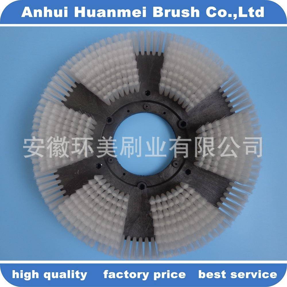 洗地机配件地毯刷环卫圆盘刷175地刷15寸17寸泡槽刷154
