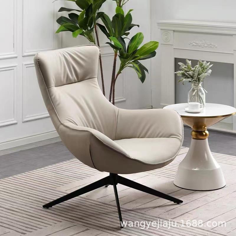 现代简约办公室沙发商务会议洽谈单人位接待室茶几组合阳台休闲椅