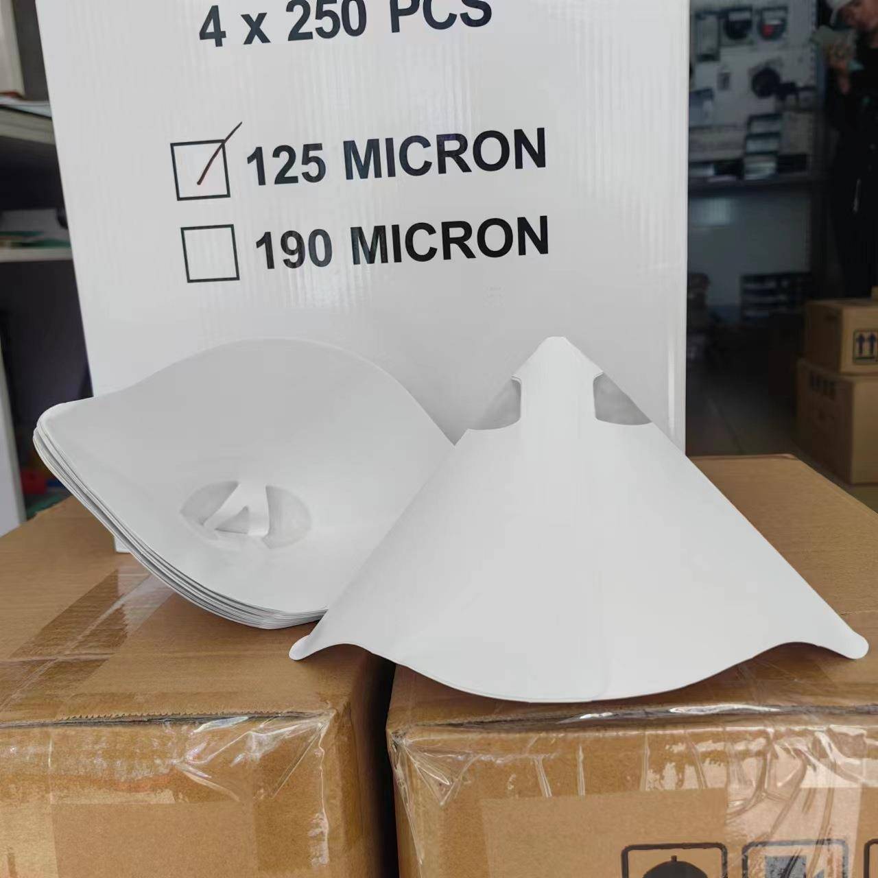 纸漏斗油漆过滤网调漆工具滤纸150目200目400目水性油性涂料过滤