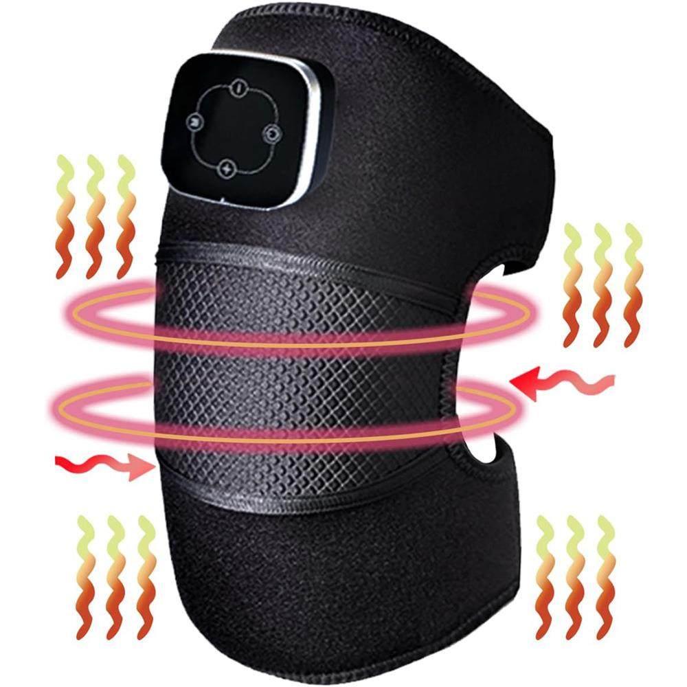 电加热护膝自发热膝盖按摩仪保暖老寒腿膝盖关节热敷疼痛理疗神器
