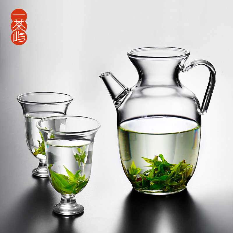 现货 仿古宋玻璃壶过滤壶泡绿茶小茶壶执壶红茶泡茶器茶杯套装