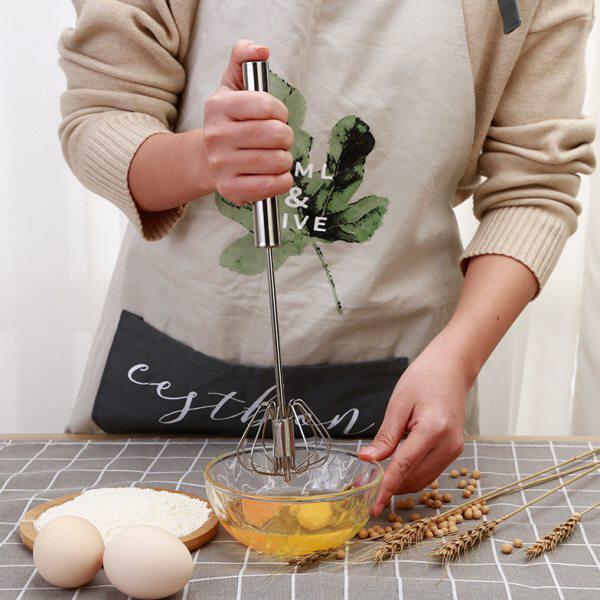 半自动手动打蛋器家用迷你型手持式奶油打发器不锈钢打鸡蛋搅拌器