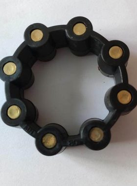 铁芯联轴器橡胶垫子8脚弹性圈CC MH55 65 80 90 115 130 175 200