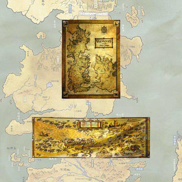 定制权利的游戏旗帜 地图装饰旗挂旗房间酒吧KTV电影院挂布装饰