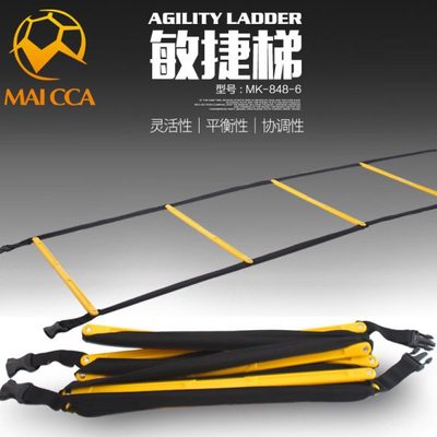 兰奇新款固定式敏捷梯跳格能量梯软梯绳梯灵敏梯速度梯步伐训练梯