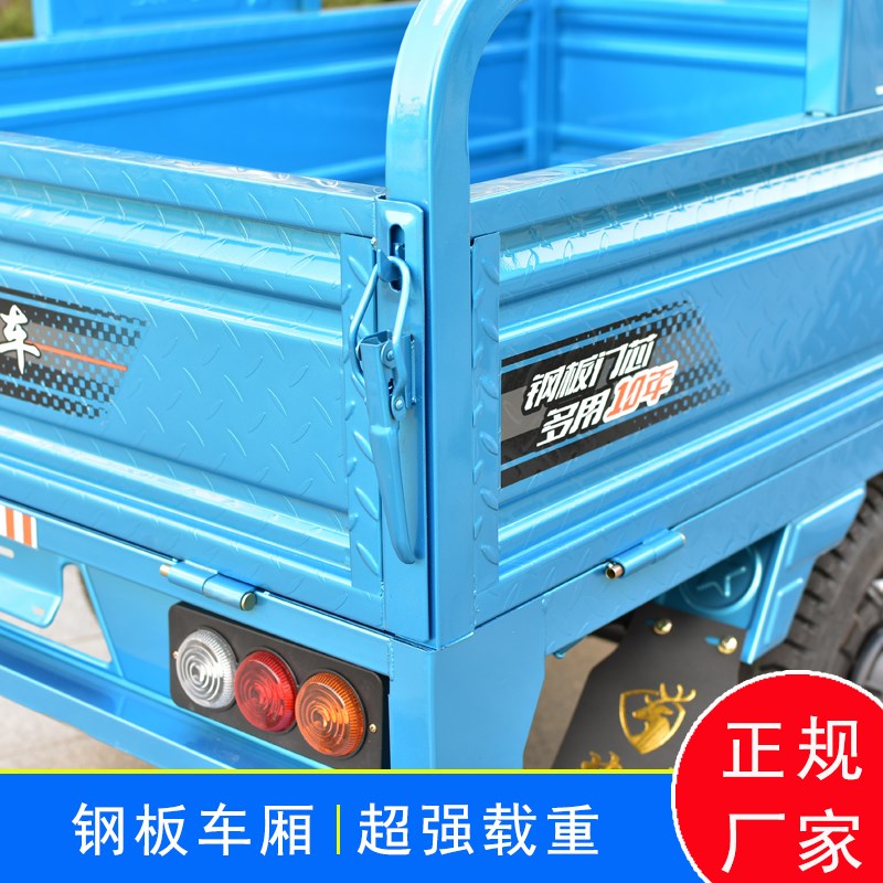 拉货新款电动三轮车60v72v载重王家用电瓶三轮车大功率快递车农用