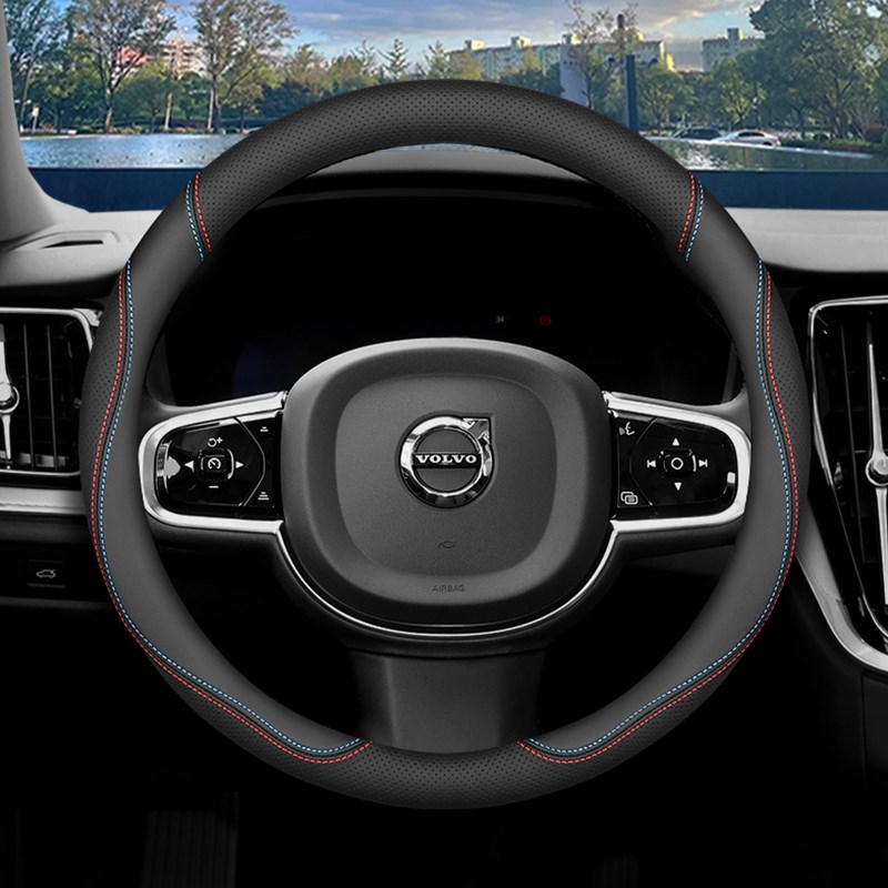 沃尔沃方向盘套XC40XC60XC90 S90S60 V40V60内饰s80l改装把套