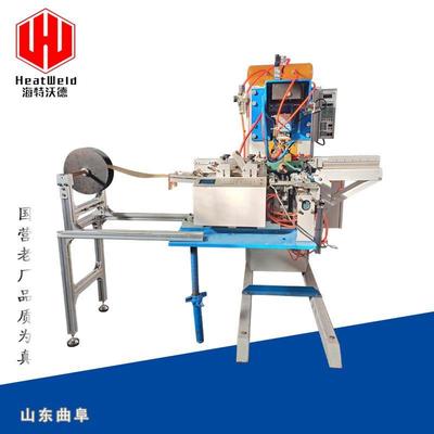 全自动滤芯缝焊机不锈钢丝网滤筒自动焊接机定做走轮式直缝滚焊机